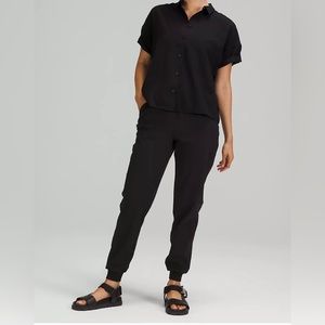Lululemon Stretch High-Rise Jogger Full Length in Black, US 8